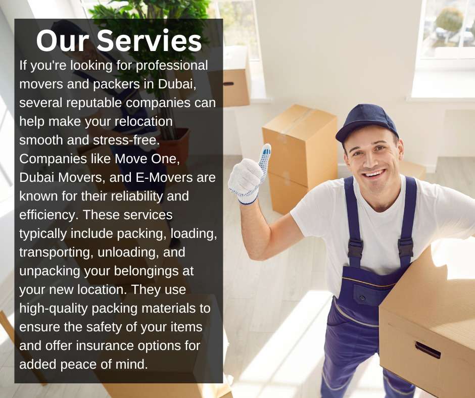 The services offered by Elite Movers Dubai