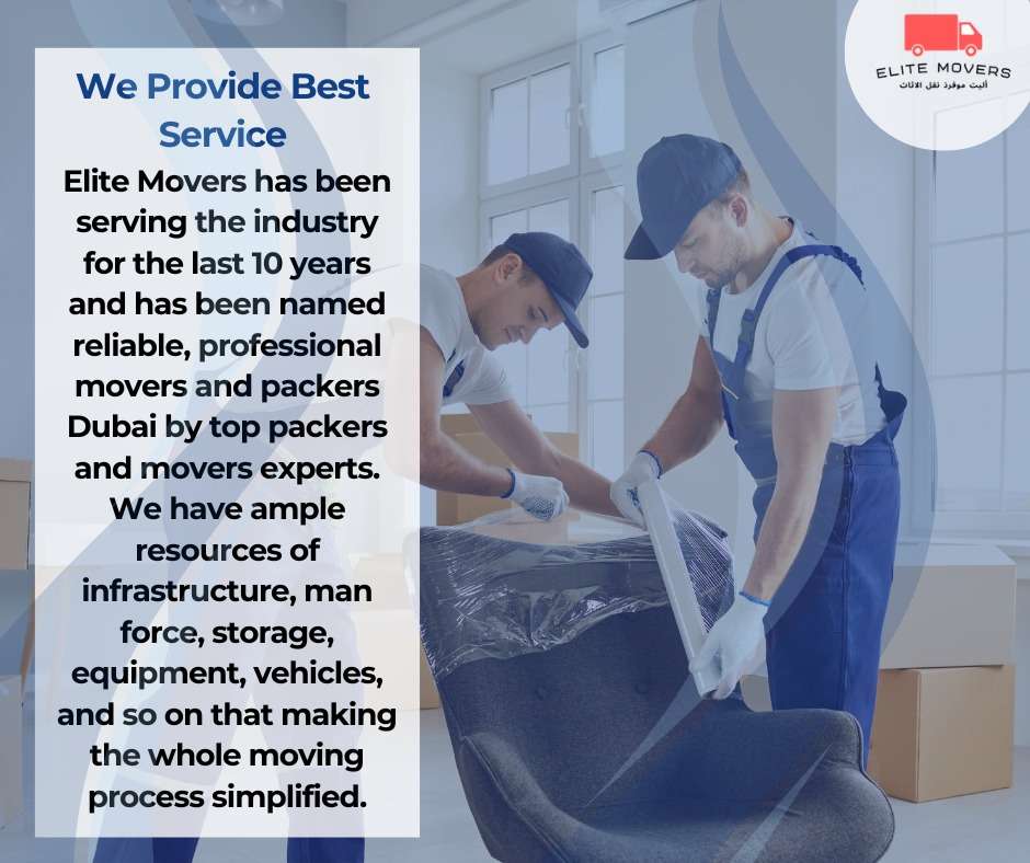 Services Offered by Elite Movers Dubai