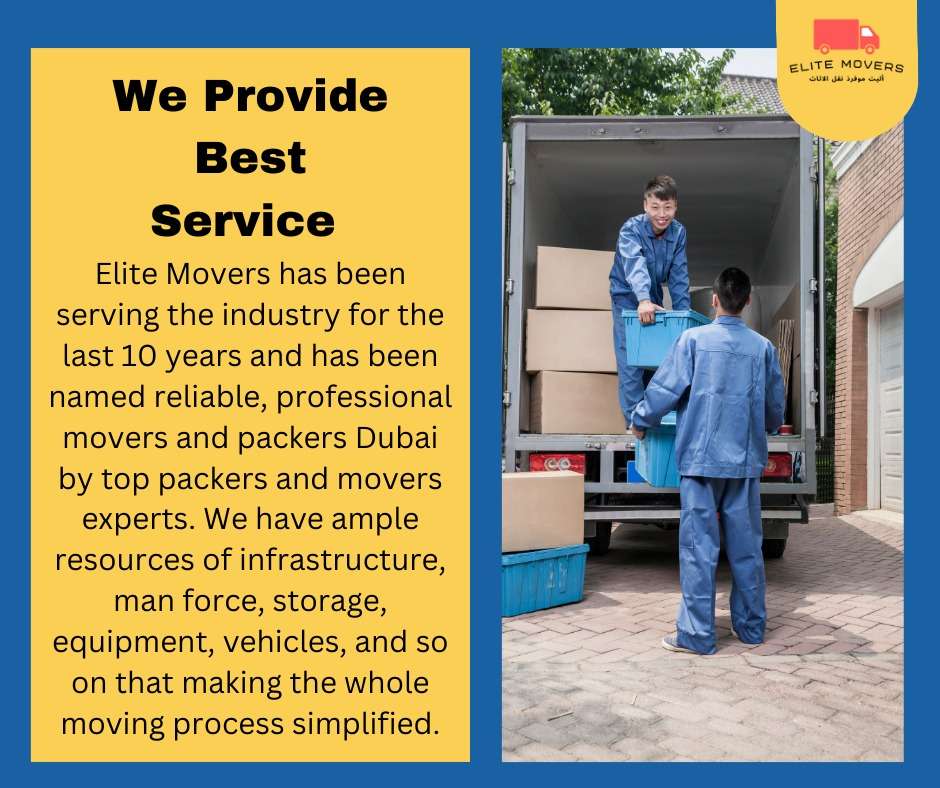 Services Offered by Elite Movers Dubai